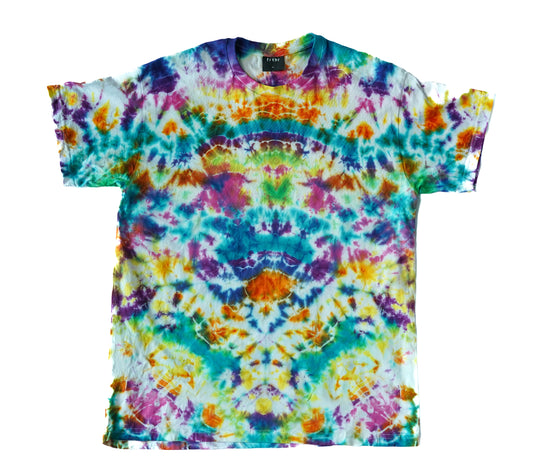 Hand-Dyed Tie Dye T-Shirt, Size L (OCL22)