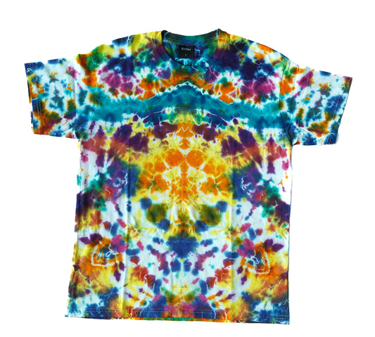 Hand-Dyed Tie Dye T-Shirt, Size L (OCL21)