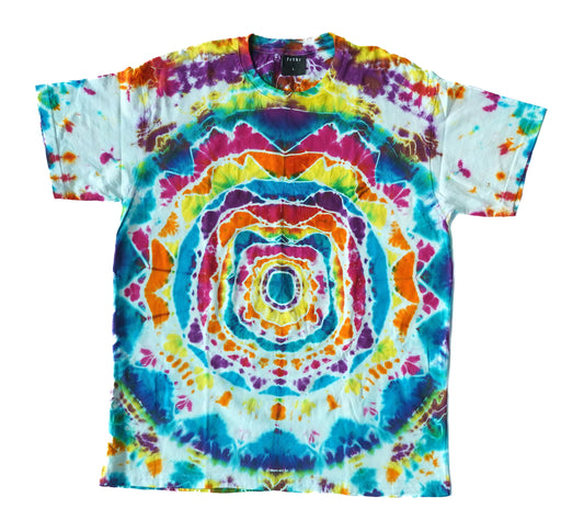 Hand-Dyed Tie Dye T-Shirt, Size L (OCL20)