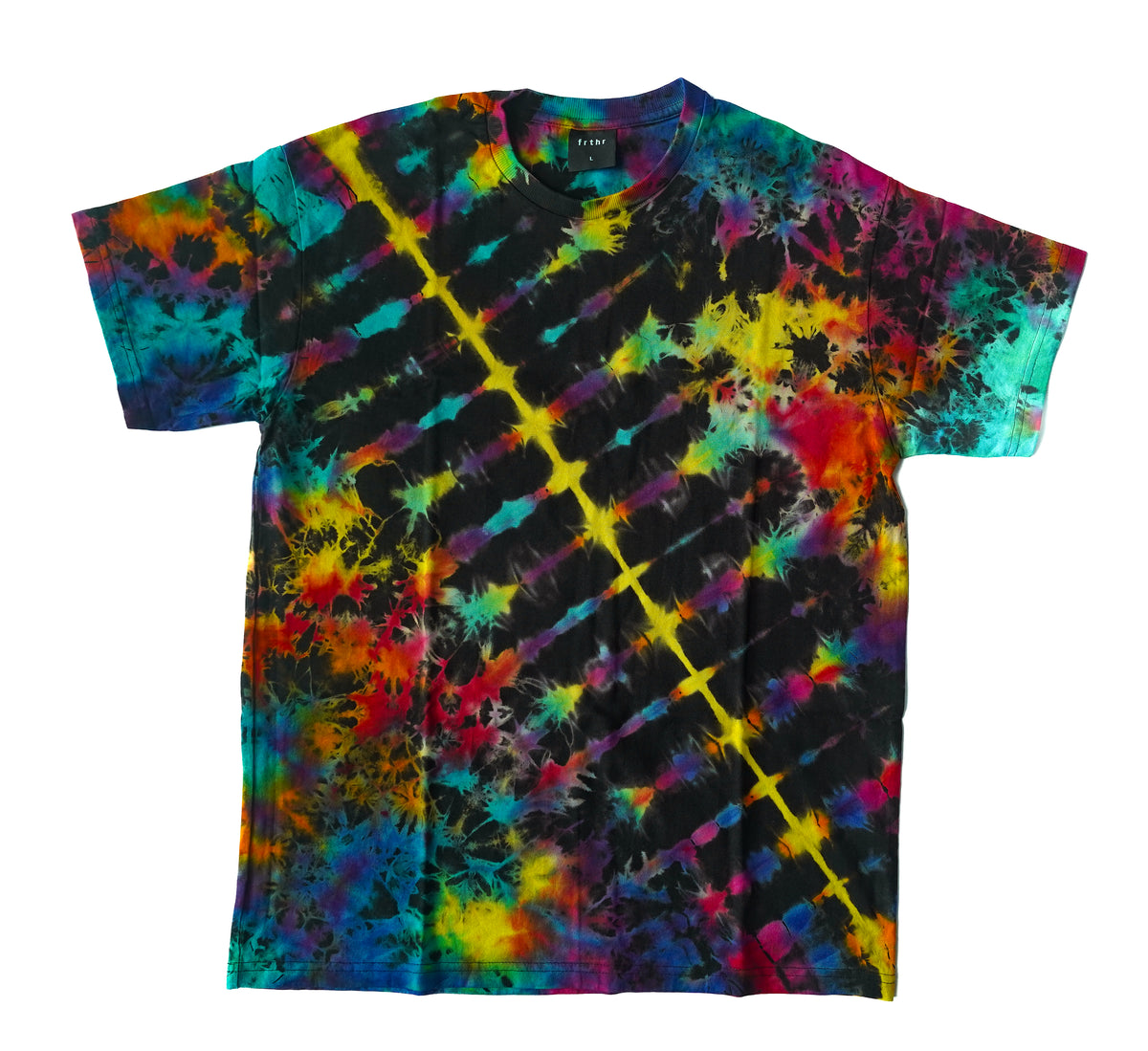 Hand-Dyed Tie Dye T-Shirt, Size L (OCL16)