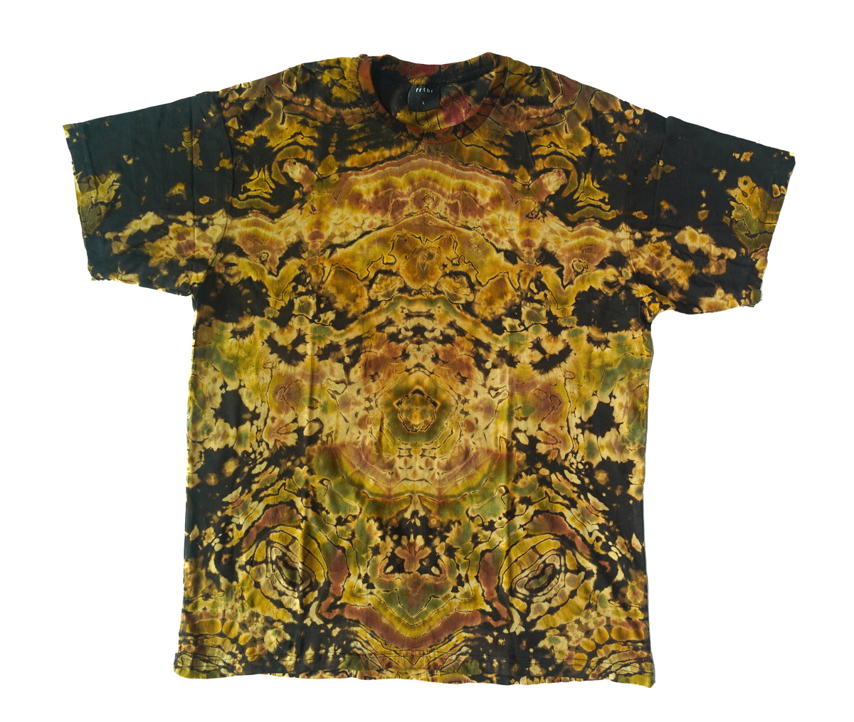 Hand-Dyed Tie Dye T-Shirt, Size L (OCL13)