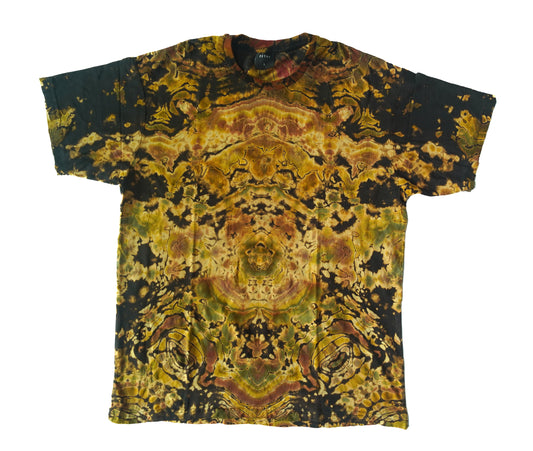 Hand-Dyed Tie Dye T-Shirt, Size L (OCL13)