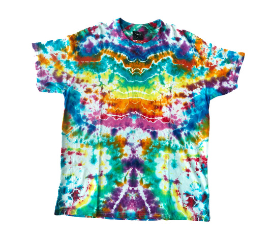 Hand-Dyed Tie Dye T-Shirt, Size L (OCL11)