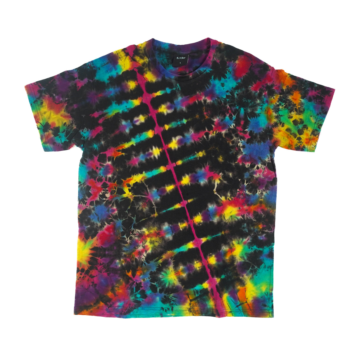 Hand-Dyed Tie Dye T-Shirt, Size L (OCL08)