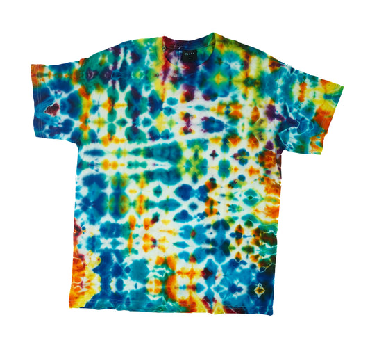 Hand-Dyed Tie Dye T-Shirt, Size L (OCL07)