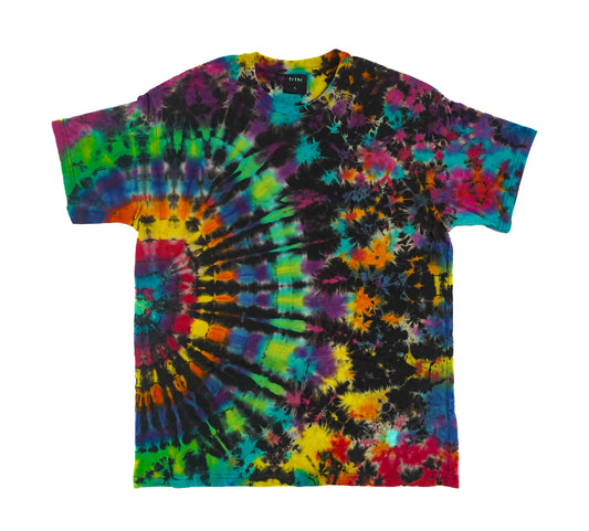 Hand-Dyed Tie Dye T-Shirt, Size L (OCL06)