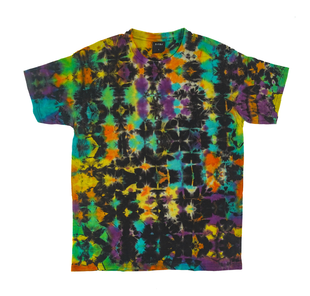 Hand-Dyed Tie Dye T-Shirt, Size L (OCL02)