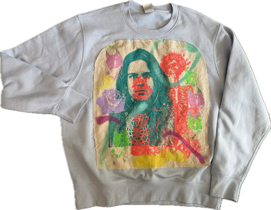 Bob Weir Screen-Printed One-of-One Crewneck