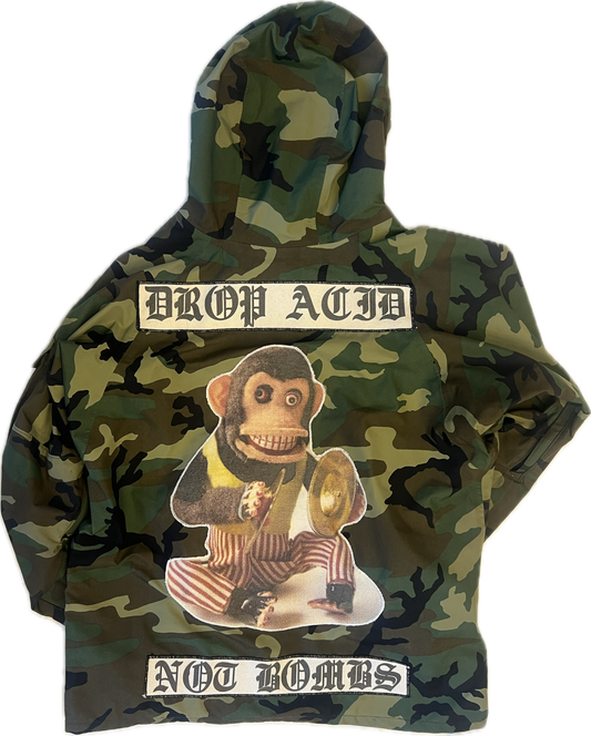 Further Camo Toy Monkey Jacket, Size XL