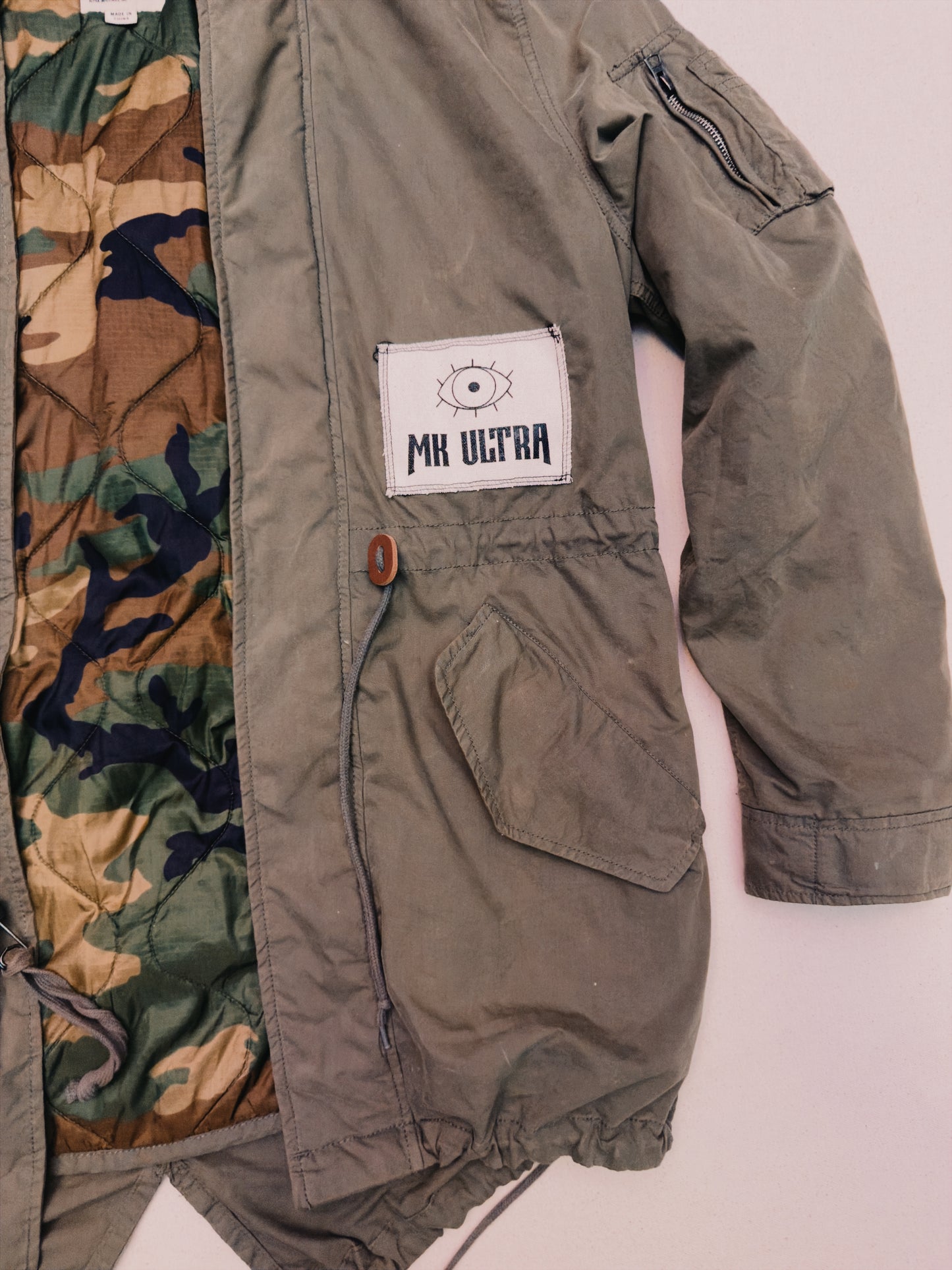 Alpha Industries Parka with Further Patches, Size L Regular