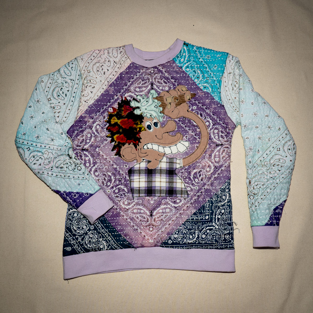 Boro-Style Ice Cream Kid Crewneck, Size M